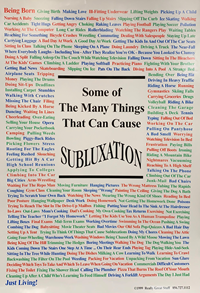 Print Causes Of Subluxation