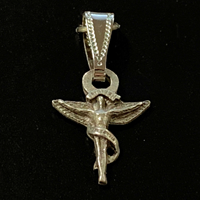 Pewter Caduceus Charm (Charm Only)