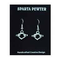 Sparta Pewter Cervical Earrings