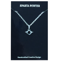 Sparta Pewter Cervical Chain Necklace
